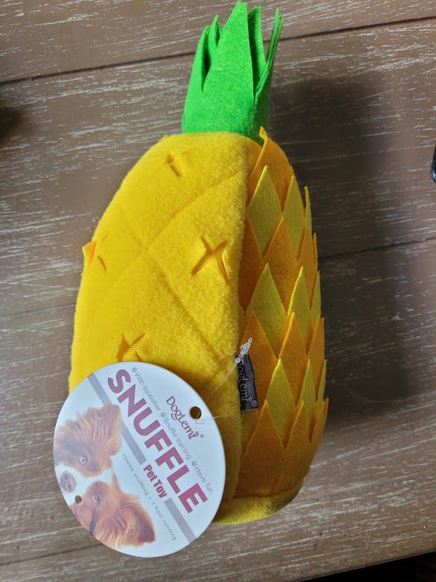 Snuffel- ananas zonder piep